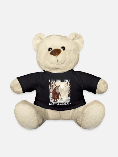 The Krampus Comes | Kramperl | Krampus Costume - Teddy Bear - black