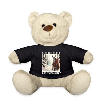 The Krampus Comes | Kramperl | Krampus Costume - Teddy Bear - black - Front