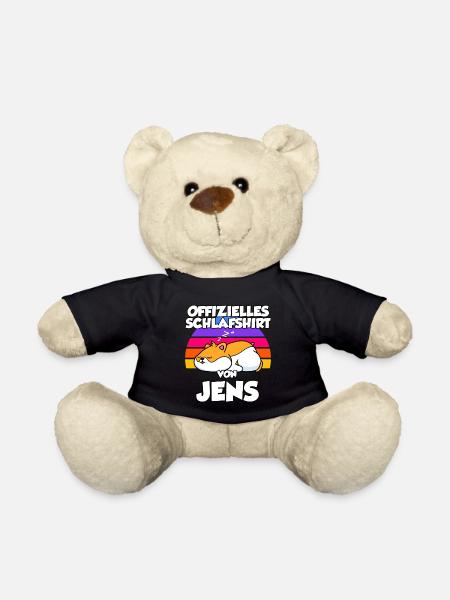 Offizielles Schlafshirt Von Jens - Teddy - Schwarz