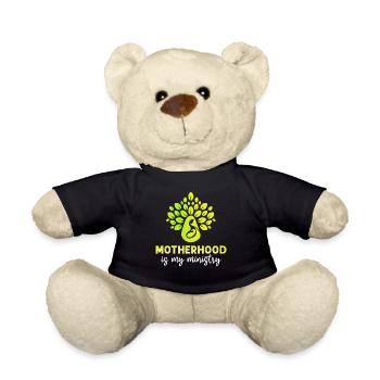 Mutterschaft ist mein Dienst - Teddy - Schwarz - Vorne