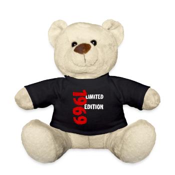 1969 édition limitée anniversaire cadeau femme mari - Nounours - noir - Devant