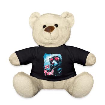 Goodbye, the cool blind mole - Teddy Bear - black - Front