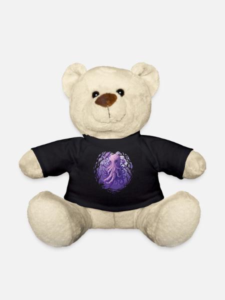 Palette rose poulpe Kraken super mignon - Nounours - noir