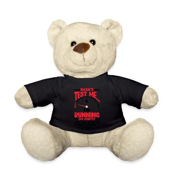 Running on Empty Humorous - Teddy Bear - black - Front
