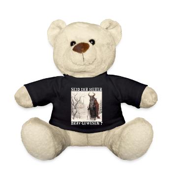 Krampus T Demonic Santa Claus Kramperl Krampus - Teddy Bear - black - Front