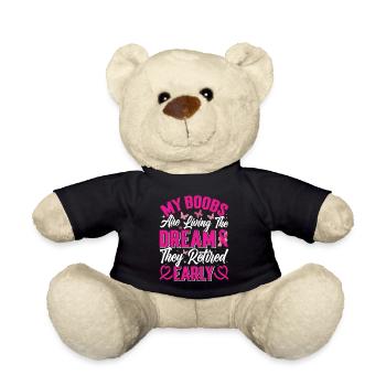 Stolze Mastektomie Krebsüberlebende Brustkrebs - Teddy - Schwarz - Vorne