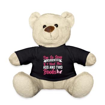 Stolze Mastektomie Krebsüberlebende Brustkrebs - Teddy - Schwarz - Vorne