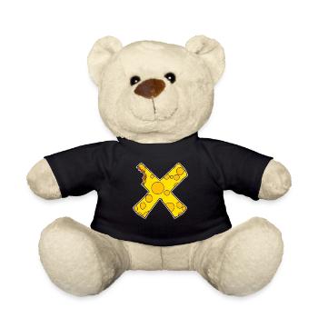 Cheese X Cross - Teddy Bear - black - Front