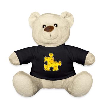 Puzzle - Teddy Bear - black - Front
