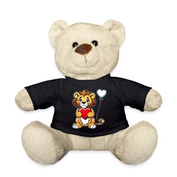 Cœur de Lion - Saint Valentin - Nounours - noir - Devant