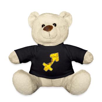 Zodiac sign Sagittarius Symbol - Teddy Bear - black - Front