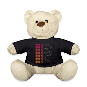Oceanic Diversity Marine Life Conservation - Teddy Bear - black - Front