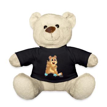 Bear Ice Hockey Ice Hockey Stick - Teddy Bear - black - Front