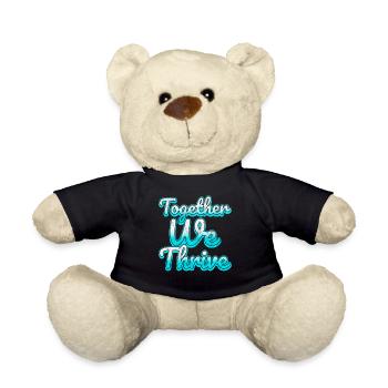 Citation d’inspiration d’unité familiale Ensemble nous prospérons - Nounours - noir - Devant