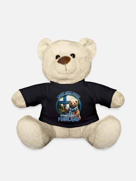 Finnland - Lasst mich Durch - Teddy - Schwarz