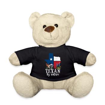 Wildflower Fields Wildflowers Bluebonnet - Teddy Bear - black - Front
