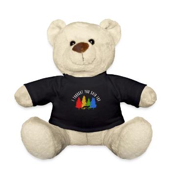 Lustige Geschenke für Fuchsliebhaber - Teddy - Schwarz - Vorne