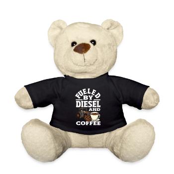 Fueled by Diesel and Coffee Tractor - Teddy - Schwarz - Vorne