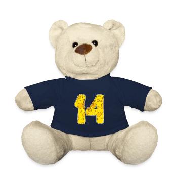 14 Jahre Lustig Käse - Teddy - French Navy - Vorne