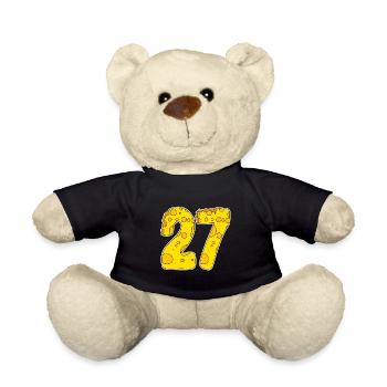 27 Jahre Lustig Käse - Teddy - Schwarz - Vorne