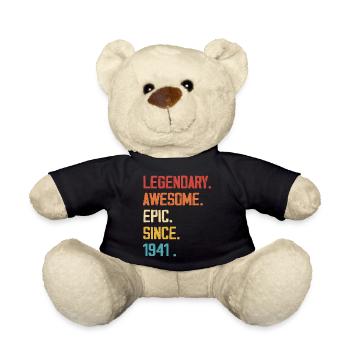 Episch und legendär. Geboren 1941: 83. Geburtstag - Teddy - Schwarz - Vorne