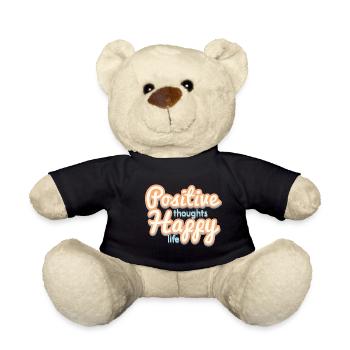 Positive - Teddy Bear - black - Front
