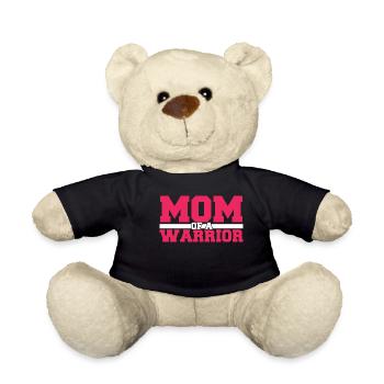 maman d’un guerrier - Nounours - noir - Devant