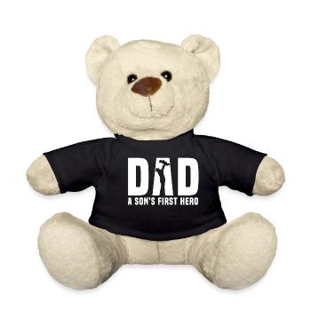 dad son hero - Teddy - Schwarz - Vorne