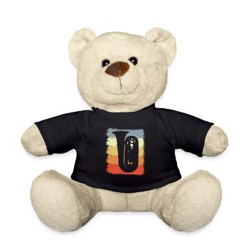 Croquis de Tuba Vintage - Nounours - noir - Devant