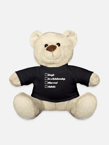 Autist Joke Autism Autistic - Teddy - Schwarz