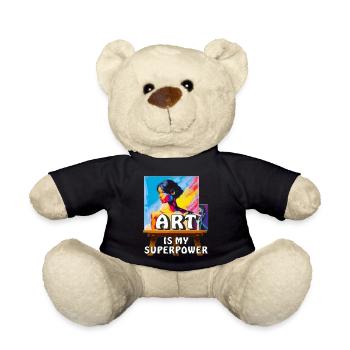 L’ARTISTE FAIT L’IMAGE - Nounours - noir - Devant