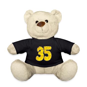 35 ans de Lustig Käse - Nounours - noir - Devant
