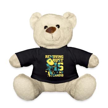 Removing Rust Is My Cardio Vehicle Car Spray Car - Teddy Bear - black - Front
