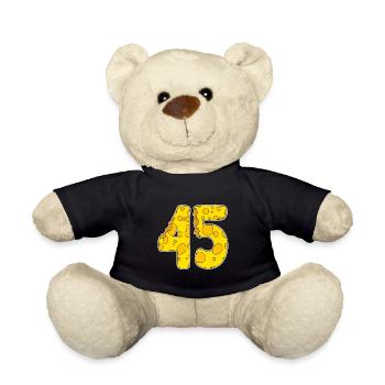 45 years of Lustig Käse - Teddy Bear - black - Front