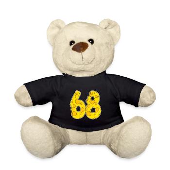 68 years of Lustig Käse - Teddy Bear - black - Front
