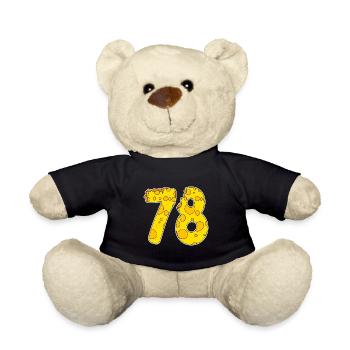 78 years of Lustig Käse - Teddy Bear - black - Front