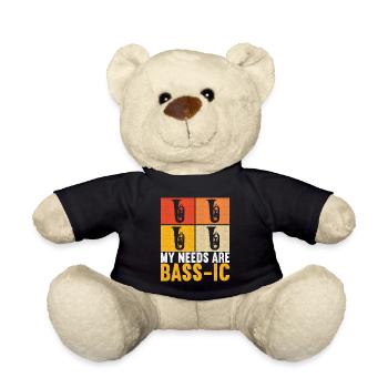 Tuba Tubist - Teddy Bear - black - Front