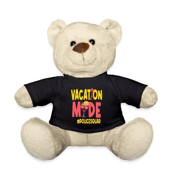 Polizei Urlaub Vacy Mode Policesquad - Teddy - Schwarz - Vorne