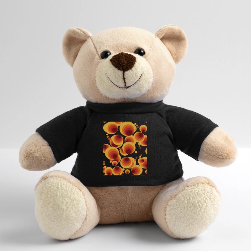Abstraktes Polka Dots Kreismuster Teddy