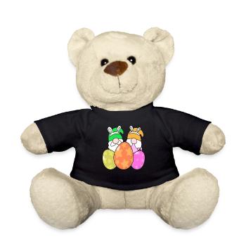 Easter Eggs Easter - Teddy Bear - black - Front
