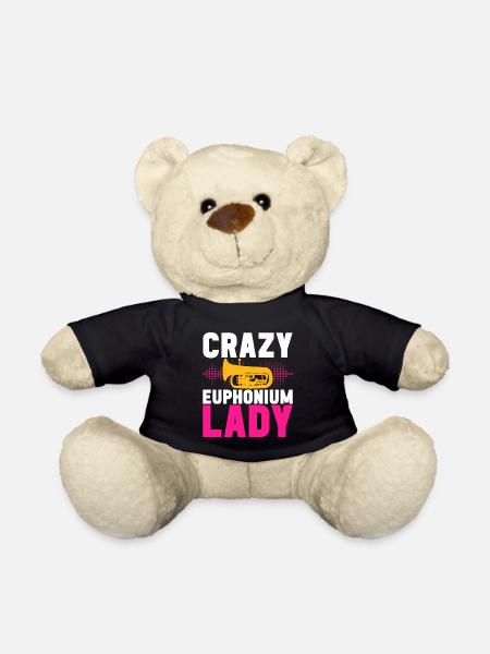 Euphonium Euphonium Player - Teddy Bear - black