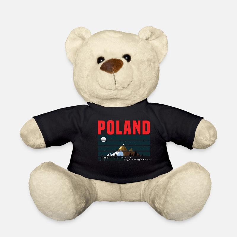 Pologne Varsovie - Nounours - noir