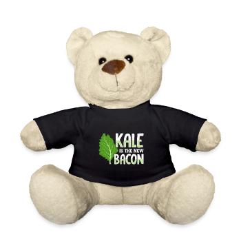 Véganisme végétarien au chou frisé - Nounours - noir - Devant