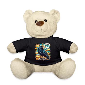 Edgar Allan Poe Fan, Klassische Literatur, - Teddy - Schwarz - Vorne