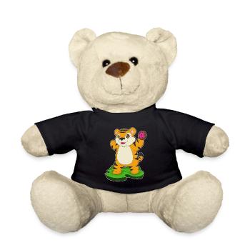 Tiger Donut - Teddy Bear - black - Front