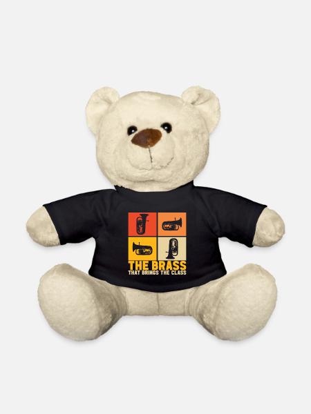 Euphonium Euphonium Player - Teddy Bear - black