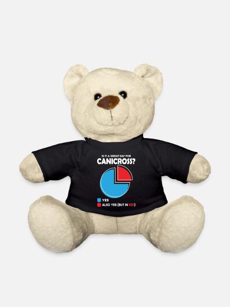 Is it a great Day for canicross - Teddy - Schwarz