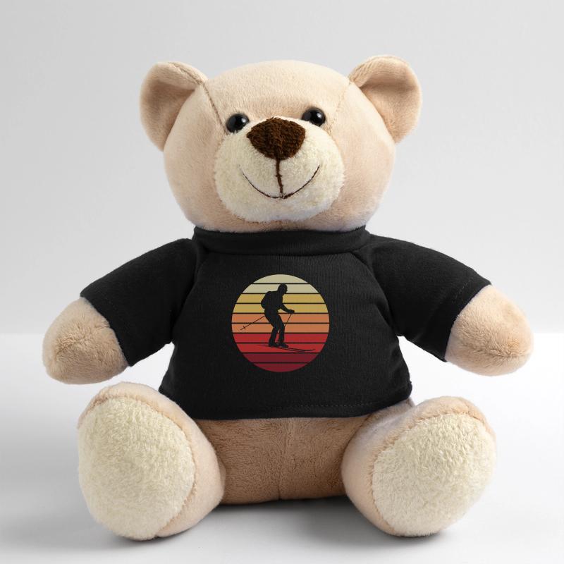 Coucher de soleil sur Ski cadeau Nounours