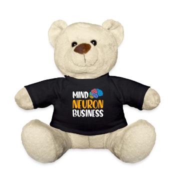 Neurone Affaires Drôle Neurodoctor - Nounours - noir - Devant