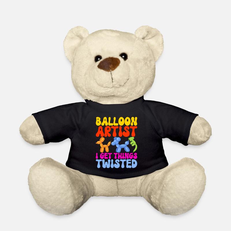 Ballontier Balloon Twisting - Teddy - Schwarz